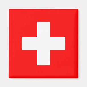 Flag OF Switzerland - Switzerland - Suisse - Magnet