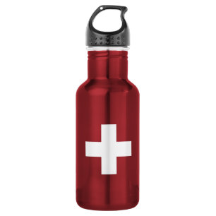 Flag of Switzerland - Switzerland - Suisse - Svizz 532 Ml Water Bottle