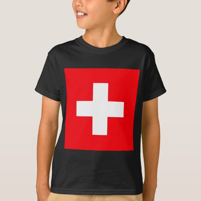 Flag of Switzerland T-Shirt (Front)