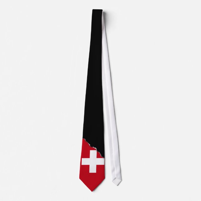 Flag of Switzerland Tie (Front)