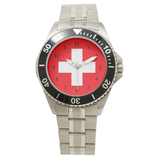 Flag of Switzerland Watch (Front)
