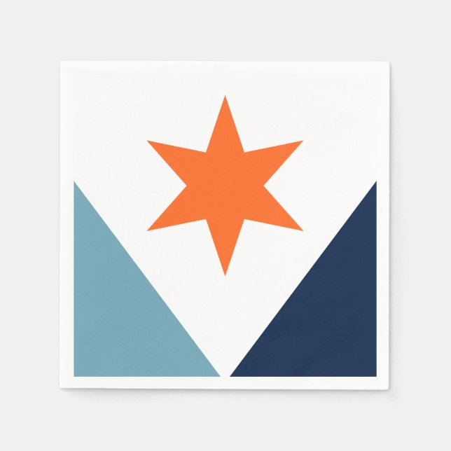 Flag of Syracuse, New York Napkin (Front)