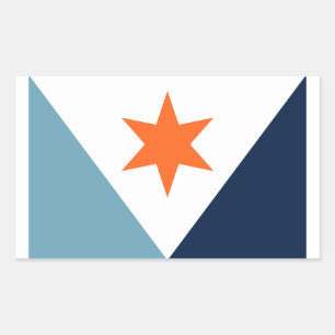 Flag of Syracuse, New York Rectangular Sticker