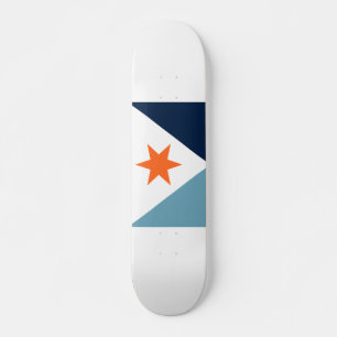 Flag of Syracuse, New York Skateboard