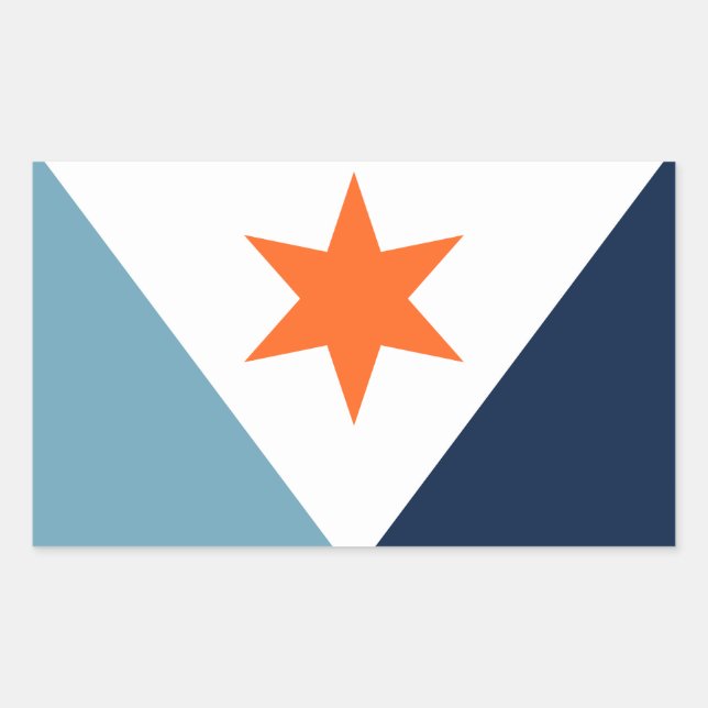 Flag of Syracuse, NY Rectangular Sticker (Front)