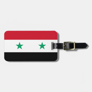 Flag of Syria Easy ID Personal Luggage Tag