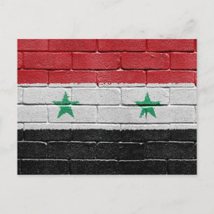 Flag of Syria Postcard