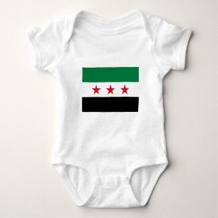 Flag of Syria - Syrian Independence flag Baby Bodysuit
