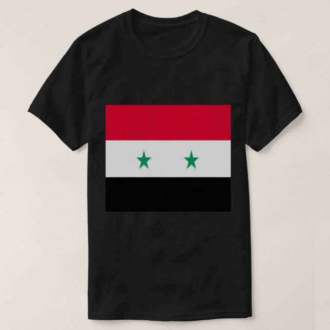 Flag of Syria T-Shirt (Design Front)
