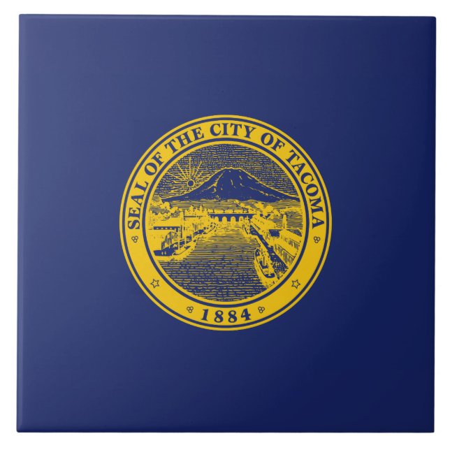 Flag of Tacoma (Washington City) Tile (Front)