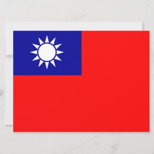 Flag of Taiwan Card