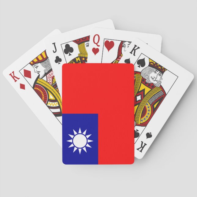Flag of Taiwan Playing Cards (Back)