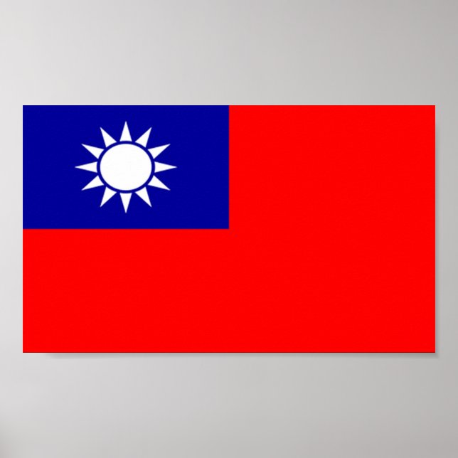 Flag of Taiwan Poster (Front)