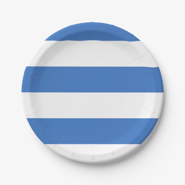 Flag of Tallinn, Estonia Paper Plates (Front)