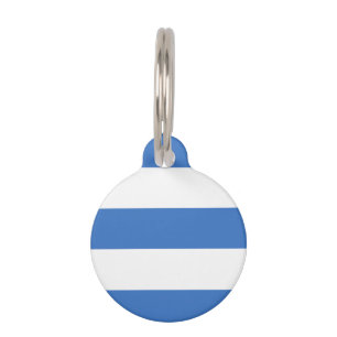 Flag of Tallinn, Estonia Pet ID Tag