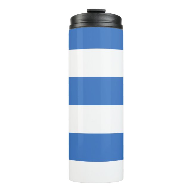 Flag of Tallinn, Estonia Thermal Tumbler (Front)