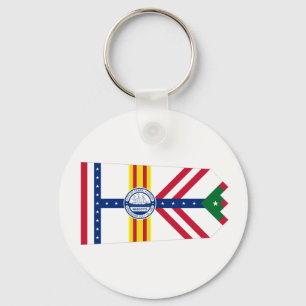Flag of Tampa, Florida Keychain