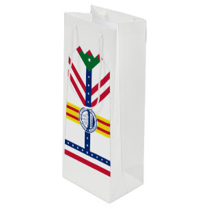 Flag of Tampa, Florida Wine Gift Bag
