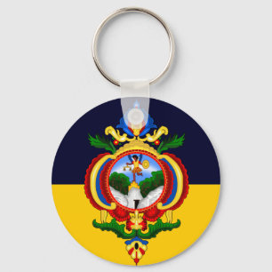 Flag of Tegucigalpa, Honduras Key Ring