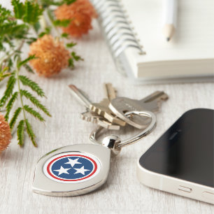 Flag of Tennessee Key Ring