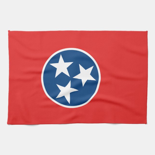 Flag of Tennessee Tea Towel (Horizontal)
