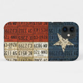 Flag of Texas Lone Star State License Plate Art Case-Mate iPhone Case (Back (Horizontal))