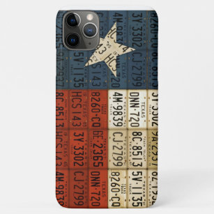 Flag of Texas Lone Star State License Plate Art Case-Mate iPhone Case