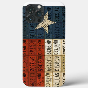 Flag of Texas Lone Star State License Plate Art Case-Mate iPhone Case