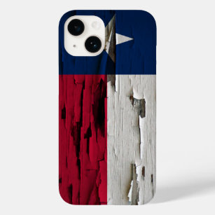 Flag of Texas Paint Peel Case-Mate iPhone 14 Case