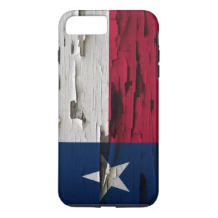 Flag of Texas Paint Peel Look iPhone 8 Plus/7 Plus Case