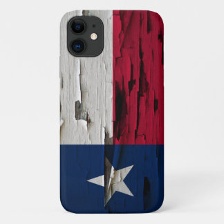 Flag of Texas Paint Peel Look iPhone 11 Case