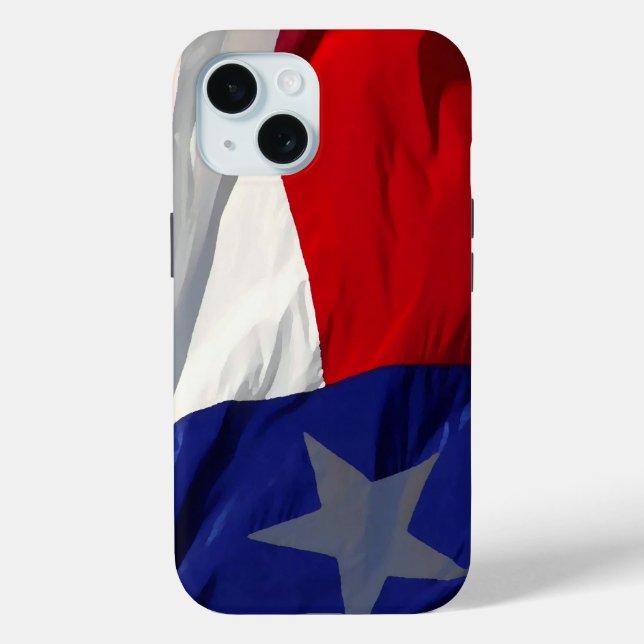 Flag of Texas Pop Art Case-Mate iPhone Case (Back)