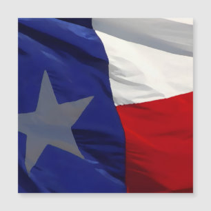 Flag of Texas Pop Art Magnetic Card