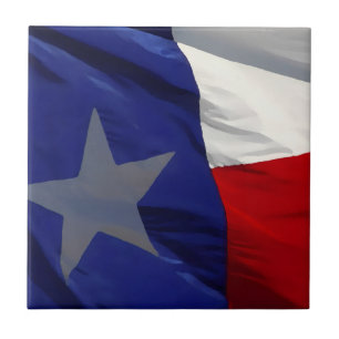 Flag of Texas Pop Art Tile