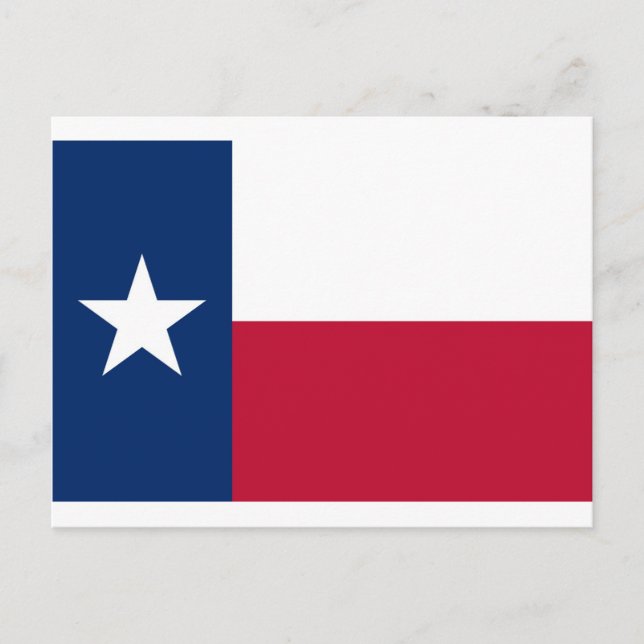 Flag of Texas Postcard (Front)