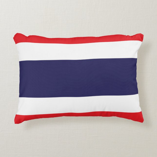 Flag of Thailand Decorative Cushion (Front)