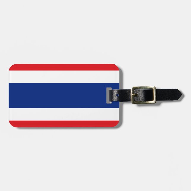 Flag of Thailand Easy ID Personal Luggage Tag (Front Horizontal)