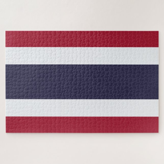 Flag of Thailand Jigsaw Puzzle (Horizontal)