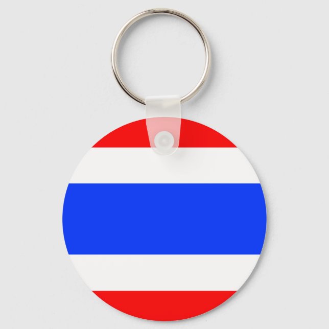 Flag of Thailand Key Ring (Front)
