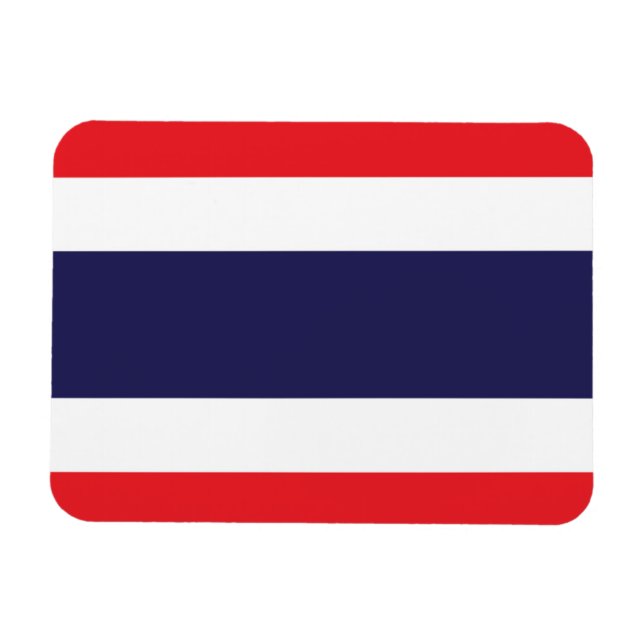 Flag of Thailand Magnet (Horizontal)