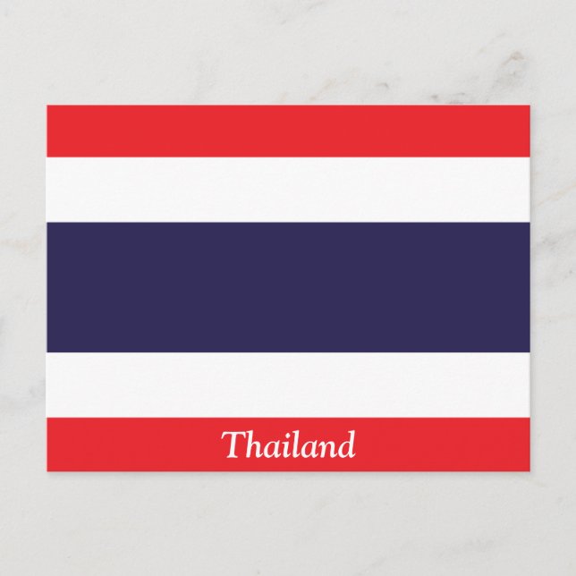 Flag of Thailand Postcard (Front)