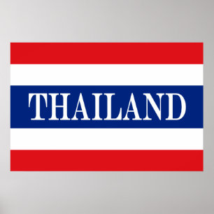 Flag of Thailand Poster