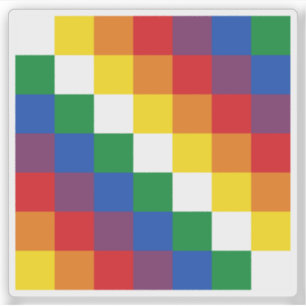 Flag of the Aymara (Aimara) people, South America