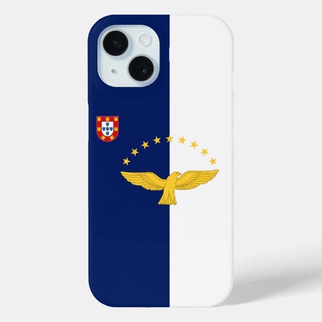 Flag of the Azores, Portugal Case-Mate iPhone Case (Back)
