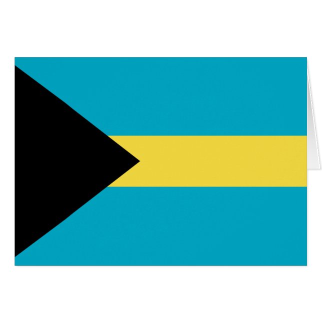 Flag Of The Bahamas (Front Horizontal)