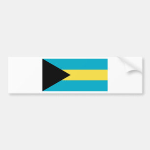 Flag of the Bahamas Bumper Sticker