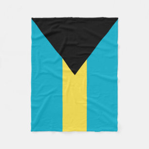 Flag Of The Bahamas Fleece Blanket