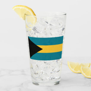 Flag of the Bahamas Glass