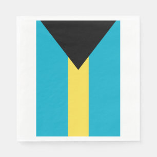 Flag Of The Bahamas Napkin
