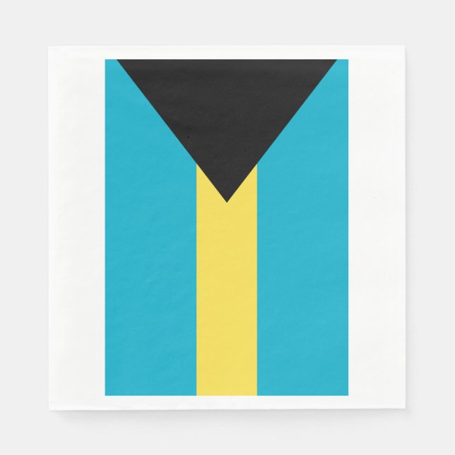 Flag Of The Bahamas Napkin (Front)